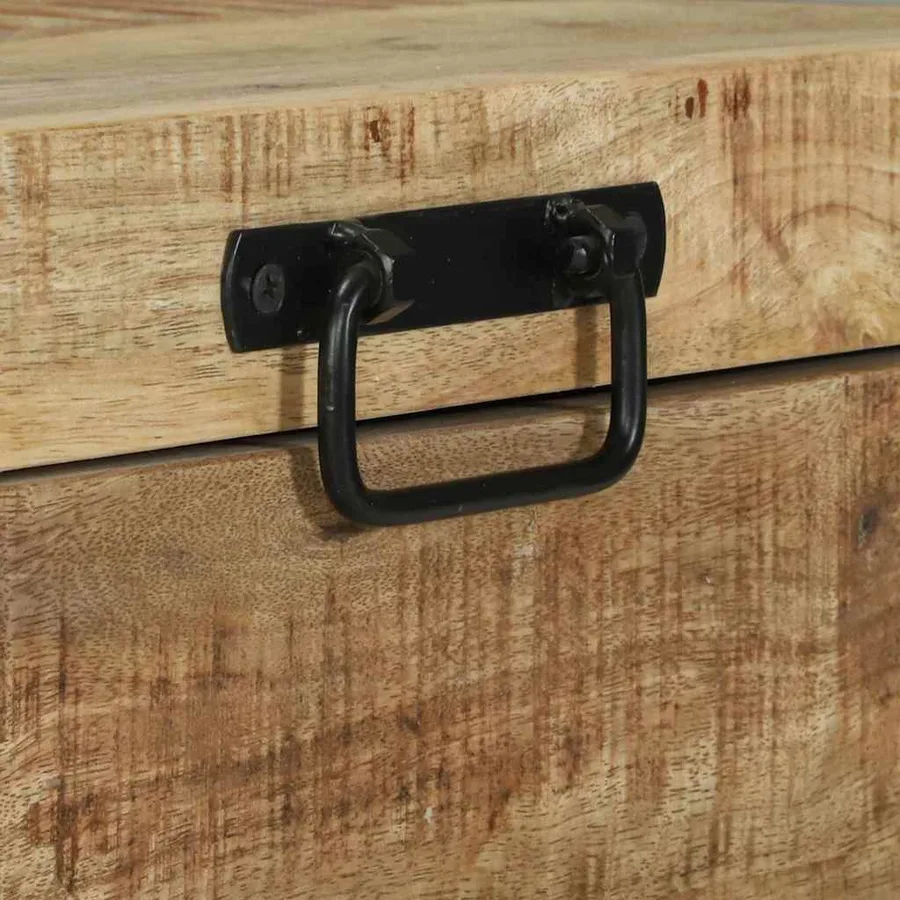 Coffres de rangement 60 x 30 x 30 cm Bois de manguier massif - 10