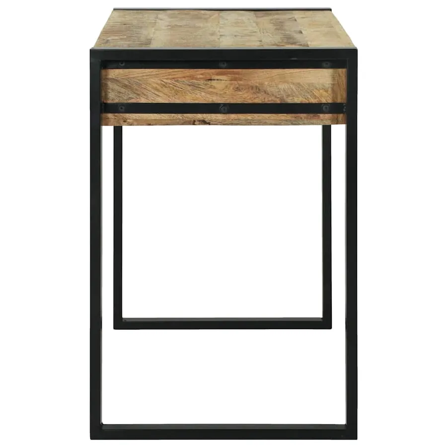 Table de Toilette avec étagère Marron Bois de manguier massif - 7