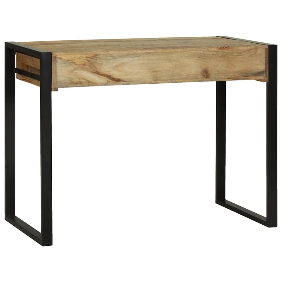 Table de Toilette avec étagère Marron Bois de manguier massif - 8