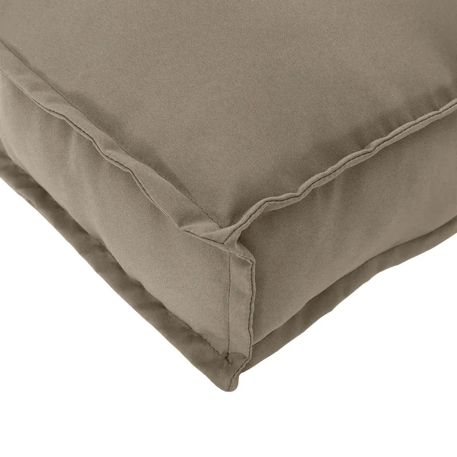 Coussin Taupe 120 x 60 x 12 cm Tissu Oxford - 10