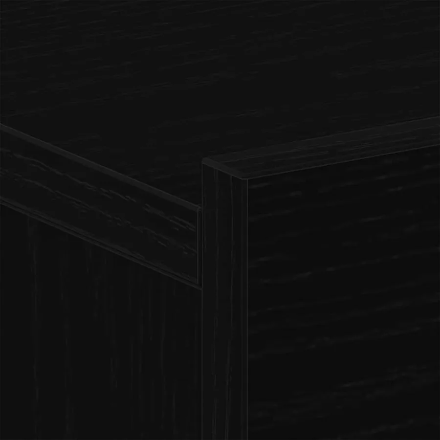 Cabinet de chevet avec tiroir 2 pcs Chêne noir 40 x 30 x 30 cm - 8