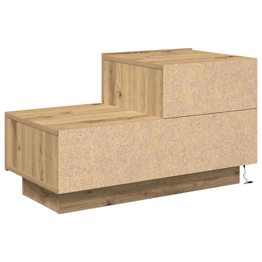 Cabinet de chevet Chêne artisanal 70 x 36 x 40,5 cm - 9