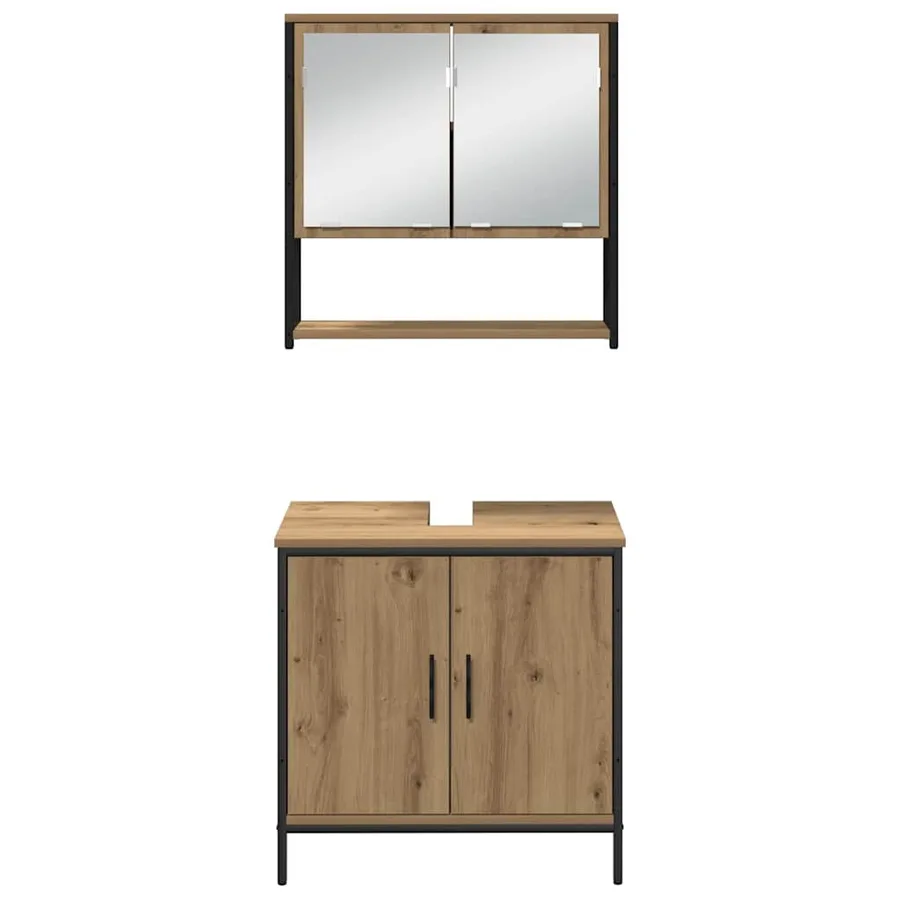 Ensemble de mobilier de salle de bain 4 pc Marron - 10