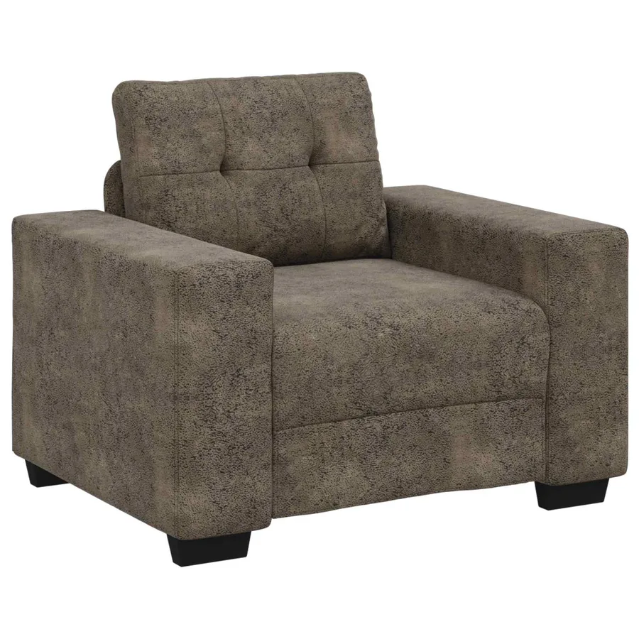 Canapé 3 pcs Gris foncé 221 x 80 x 80 cm Tissu en lin mélangé - 4