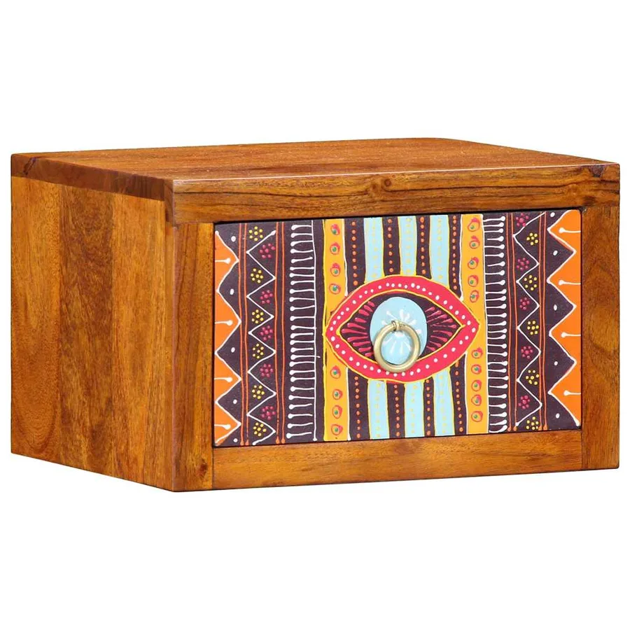 Cabinet de chevet avec tiroir 2 pcs Marron 35 x 30 x 22 cm - 2