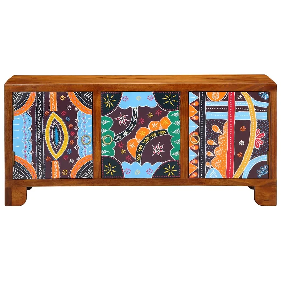 Banc à chaussures avec stockage Marron miel 100 x 35 x 45 cm - 4