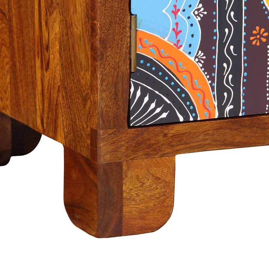 Banc à chaussures avec stockage Marron miel 100 x 35 x 45 cm - 9