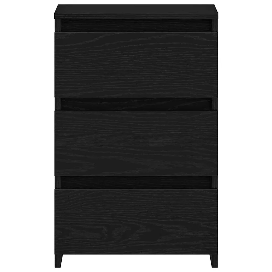 Cabinet de chevet 2 pcs Chêne noir 40 x 35 x 62,5 cm - 7