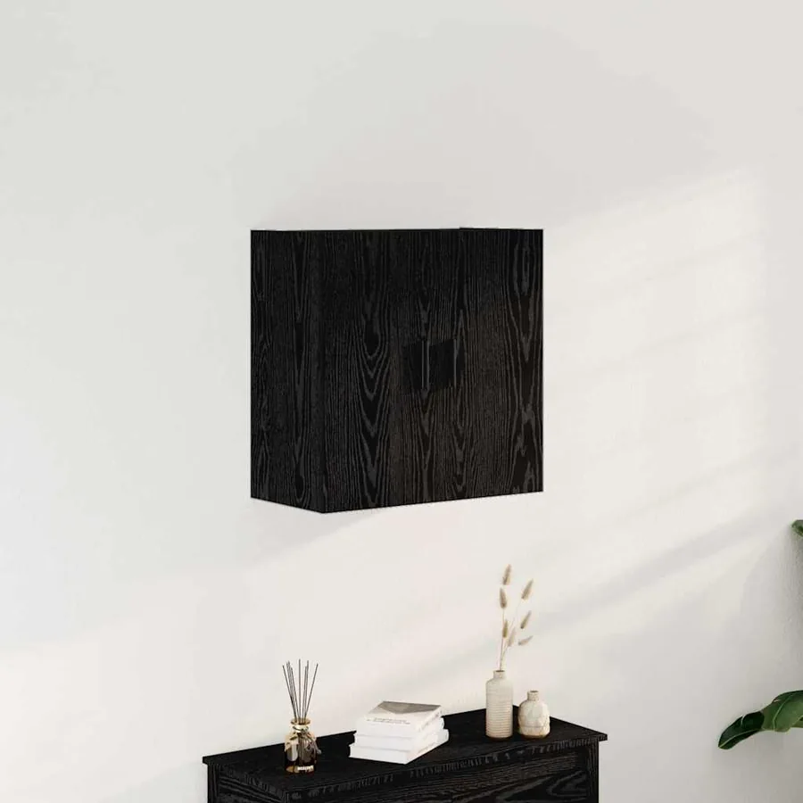Meuble mural Chêne noir 60 x 31 x 60 cm Bois d'ingénierie