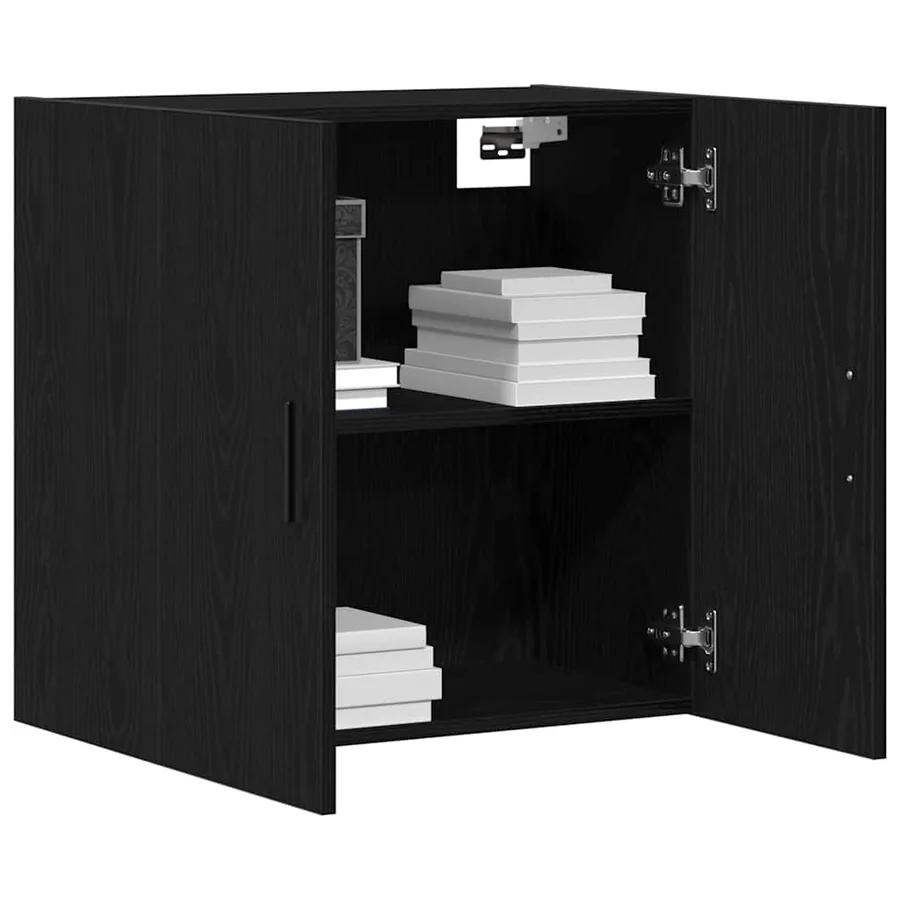 Meuble mural Chêne noir 60 x 31 x 60 cm Bois d'ingénierie - 3
