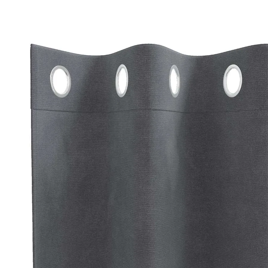 Rideaux occultants 2 pcs Gris clair 140 x 140 cm Velours - 5