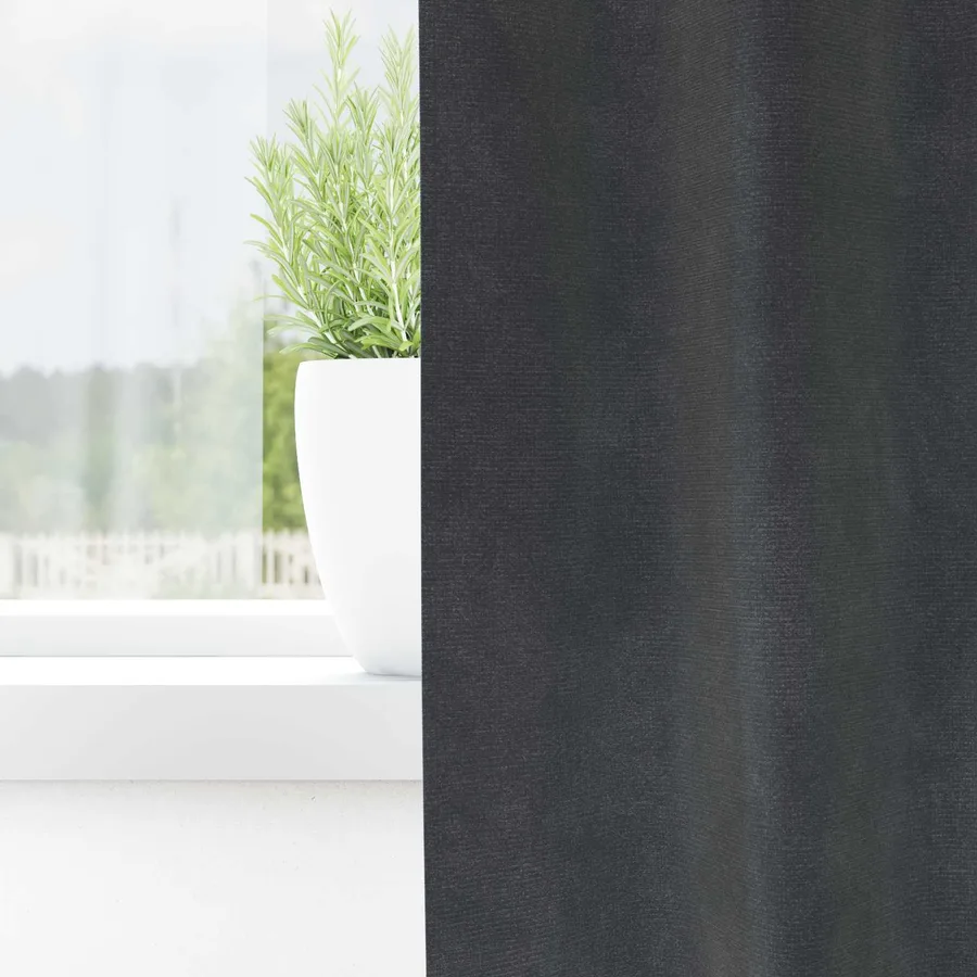 Rideaux occultants 2 pcs Gris clair 140 x 260 cm Velours - 3