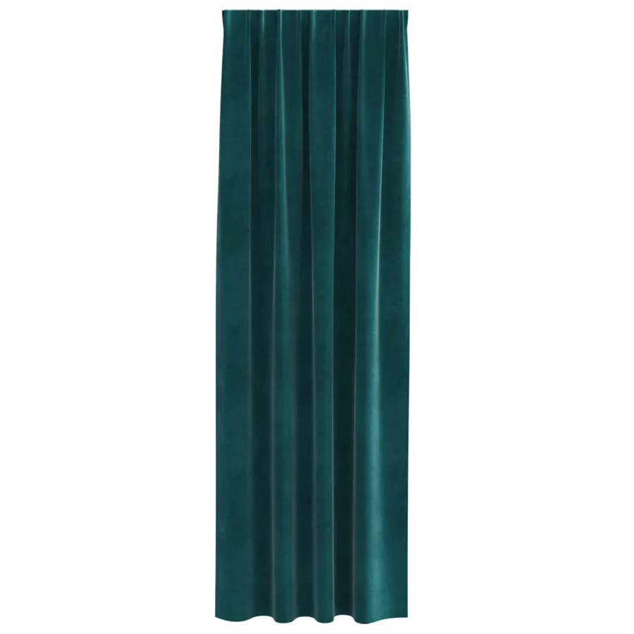 Rideaux occultants 2 pcs Vert foncé 140 x 260 cm Velours - 4
