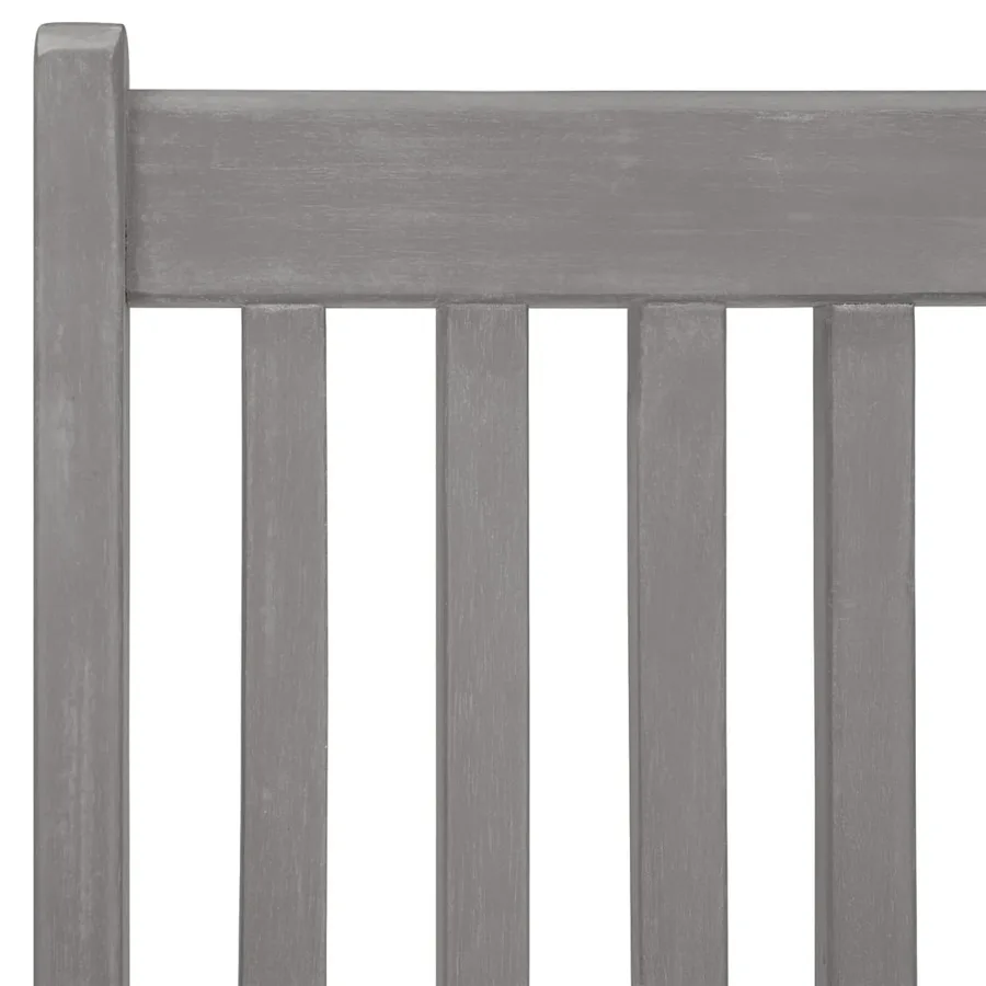 Chaises inclinables de jardin et coussins lot de 8 Gris Acacia - 14