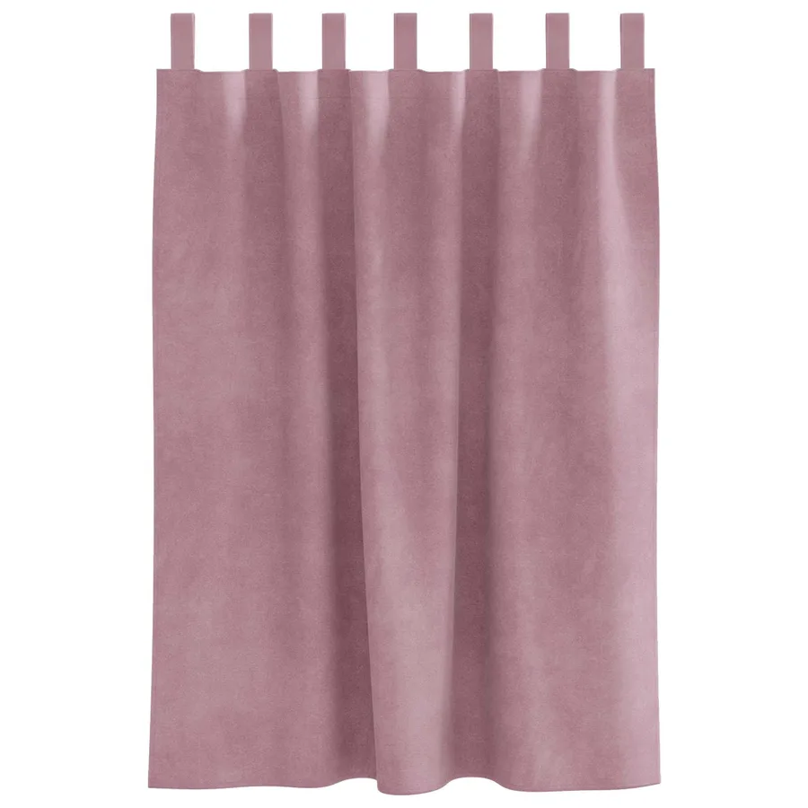 Rideaux occultants 2 pcs Rose foncé 140 x 140 cm Velours - 4