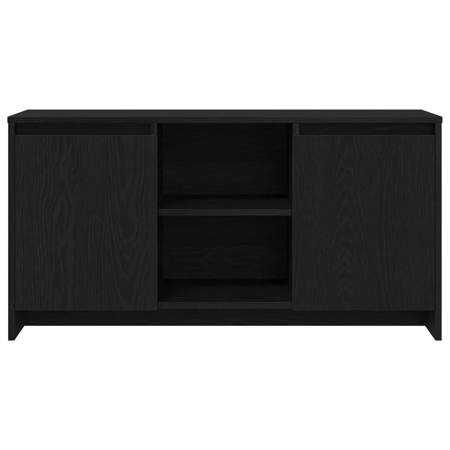 Meuble TV Chêne noir 102 x 37,5 x 52,5 cm Bois d'ingénierie - 6