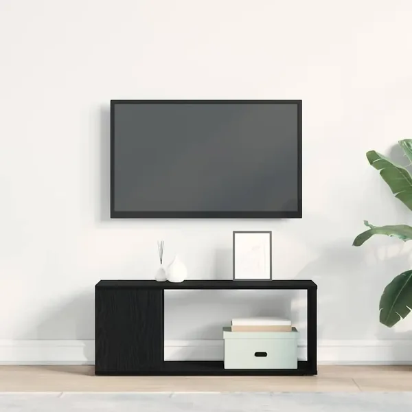 Ensemble meuble TV Chêne noir 80 x 24 x 32 cm Bois d'ingénierie