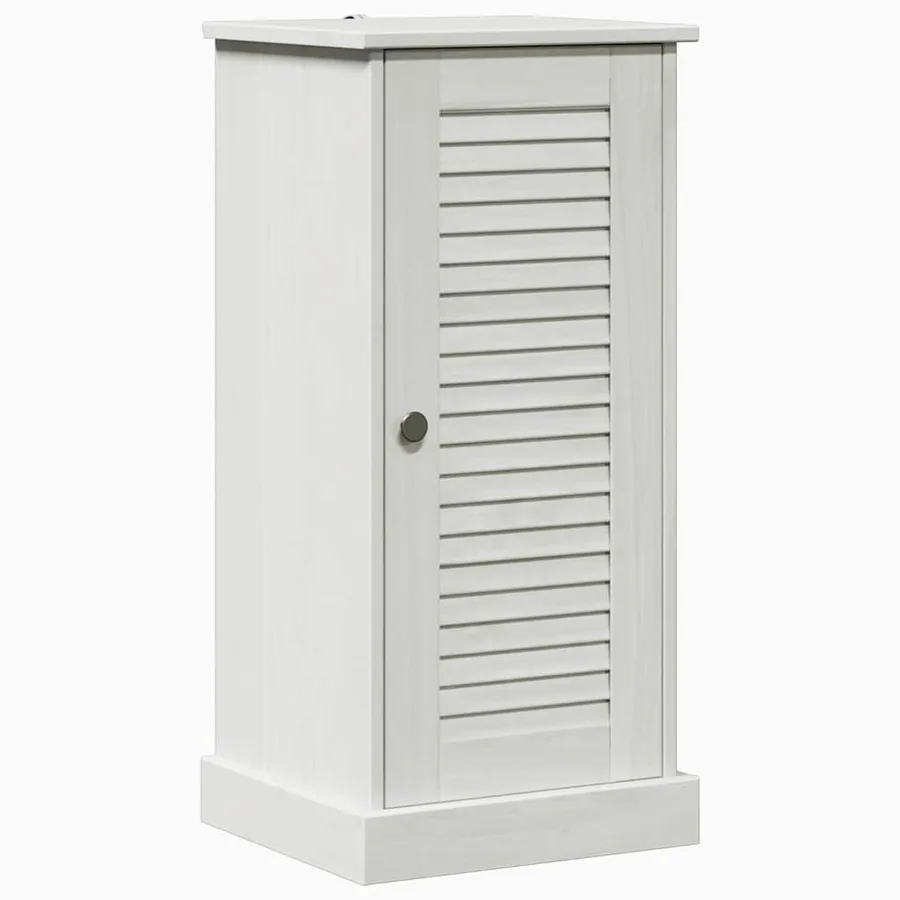 Armoire de salle de bain avec porte VIGO Blanc et Blanc Antique - 2