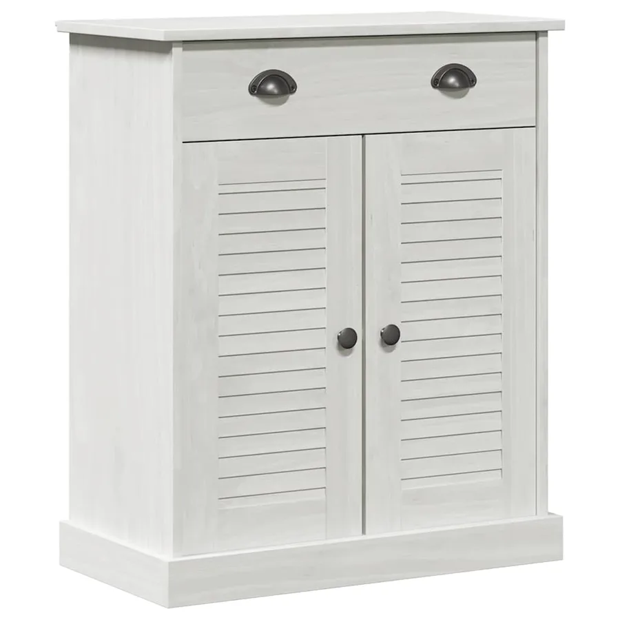 Armoire de salle de bain avec porte VIGO Blanc et Blanc Antique - 2