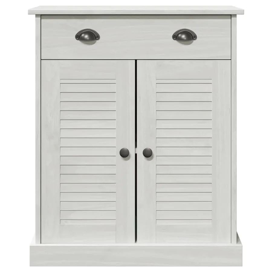 Armoire de salle de bain avec porte VIGO Blanc et Blanc Antique - 6