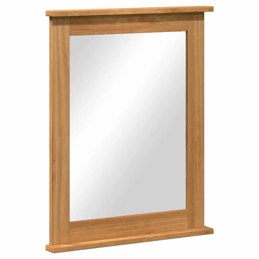 Miroir VIGO Marron miel 55,5 x 5 x 70 cm Bois de pin massif - 2