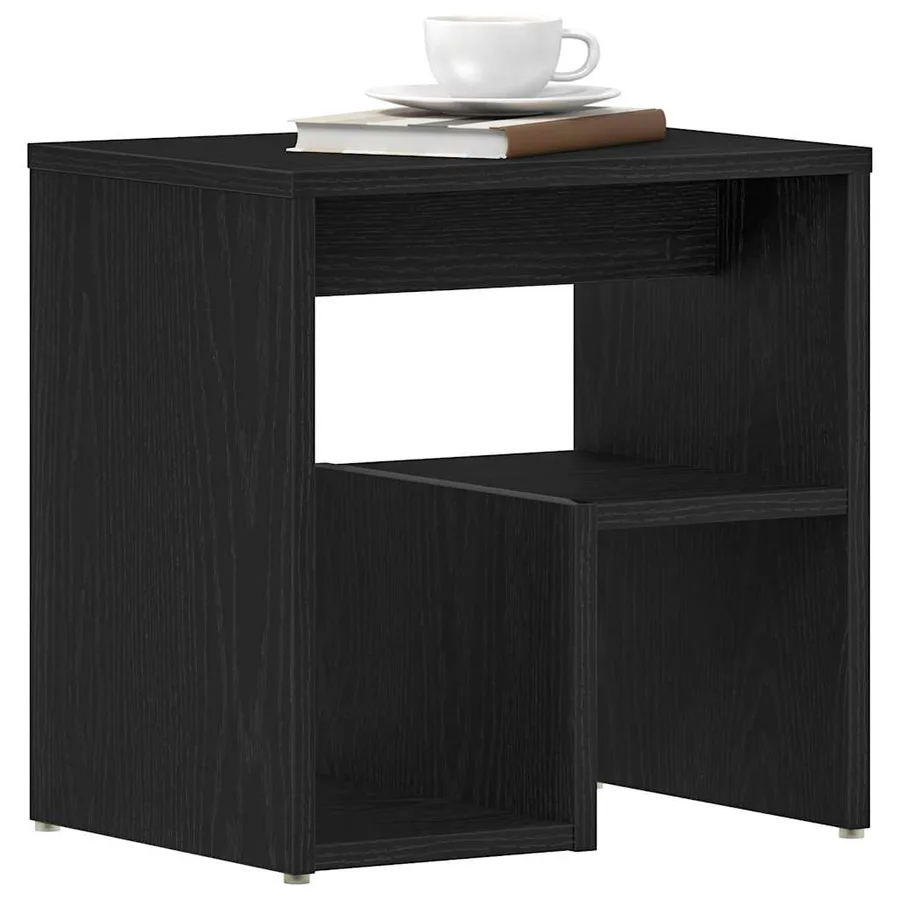 Cabinet de chevet 2 pcs Chêne noir 40 x 30 x 40 cm - 3
