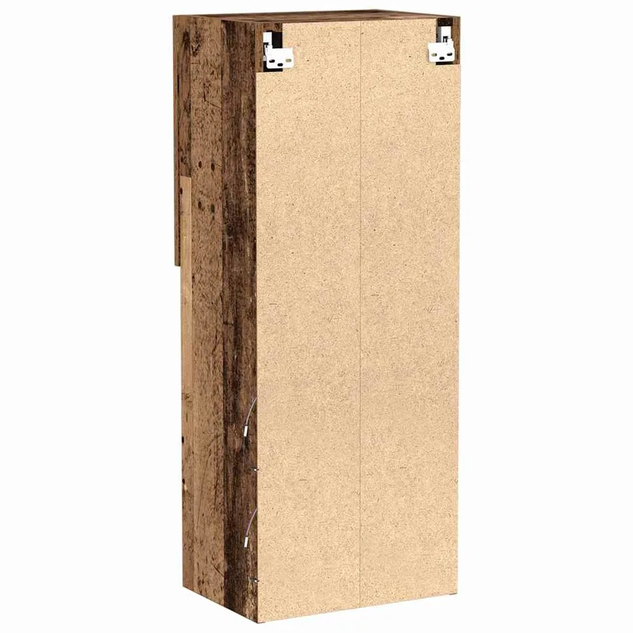 Ensemble meuble TV avec LED Bois ancien 40,5 x 30 x 102 cm - 9