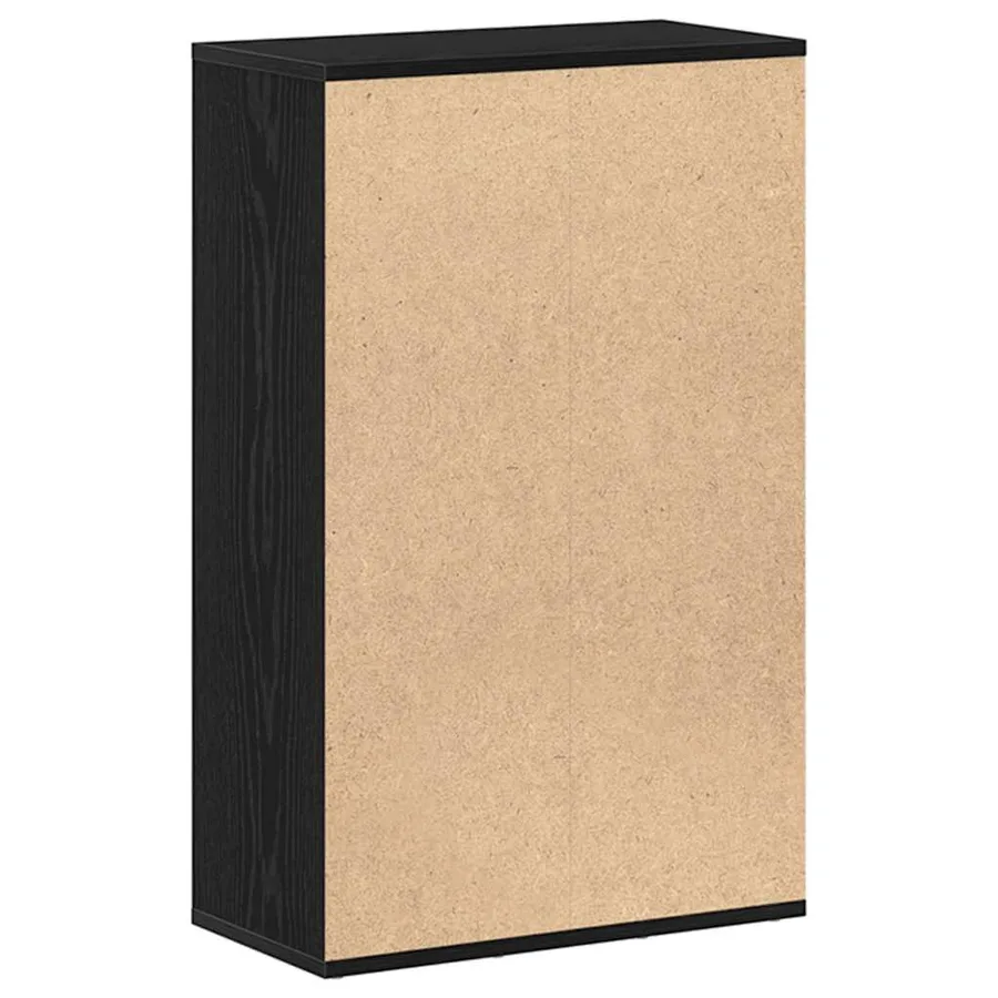 Bibliothèque en chêne noir 50 x 25 x 80 cm bois d'ingénierie - 7