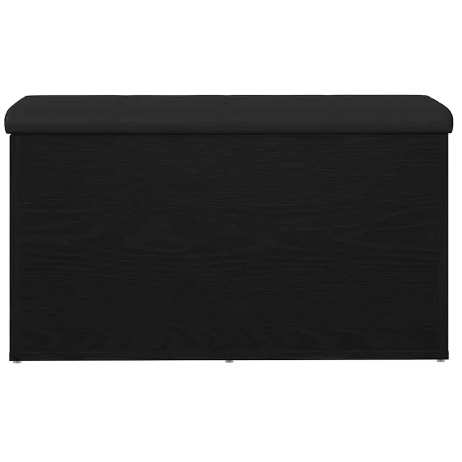 Banc de rangement Chêne noir 82 x 42 x 45 cm Bois d'ingénierie - 6