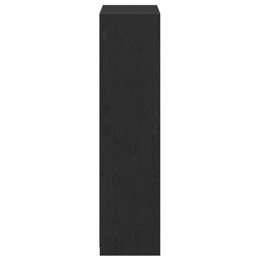 Armoire Chêne noir 80 x 50 x 200 cm Bois d'ingénierie - 7
