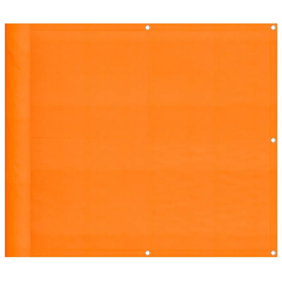 Paravent de balcon orange 90 x 700 cm 100 % polyester Oxford - 2