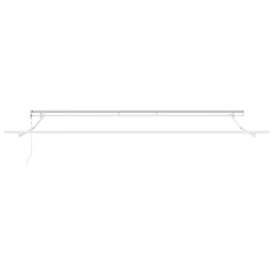 Auvent rétractable Noir 400 × 300 cm Tissu et Aluminium - 2