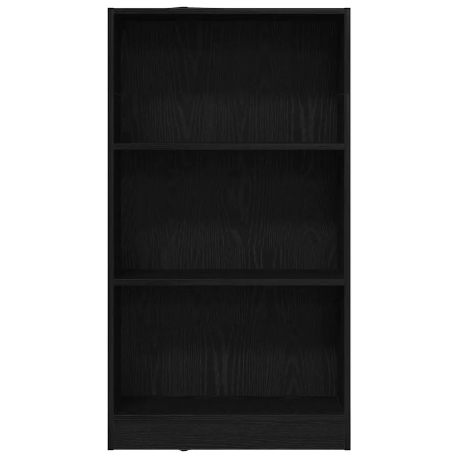 Bibliothèque en chêne noir 60 x 24 x 109 cm bois d'ingénierie - 5