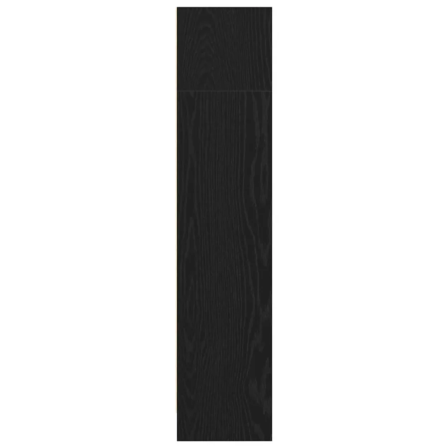 Bibliothèque en chêne noir 60 x 24 x 109 cm bois d'ingénierie - 7