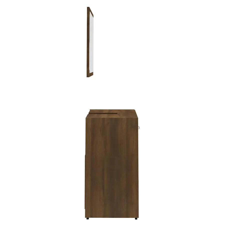 Meubles de salle de bain Chêne marron Bois d'ingénierie - 7