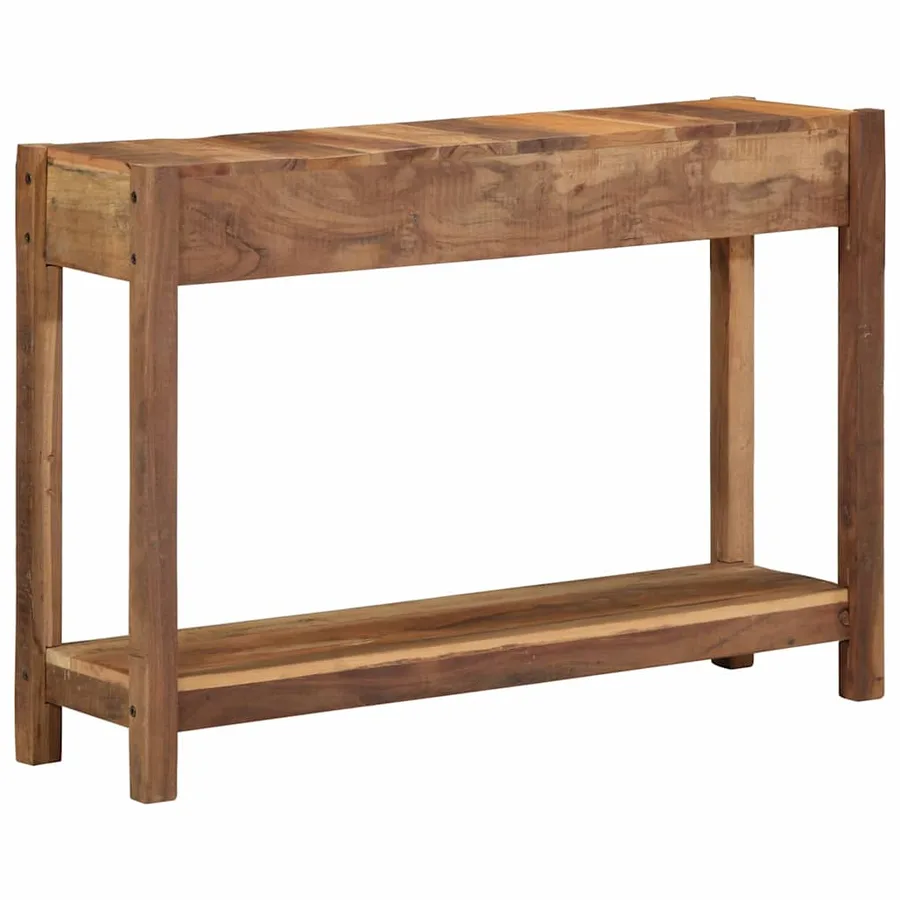 Table console Marron 107 x 33 x 76 cm Bois Recyclé Solide - 6