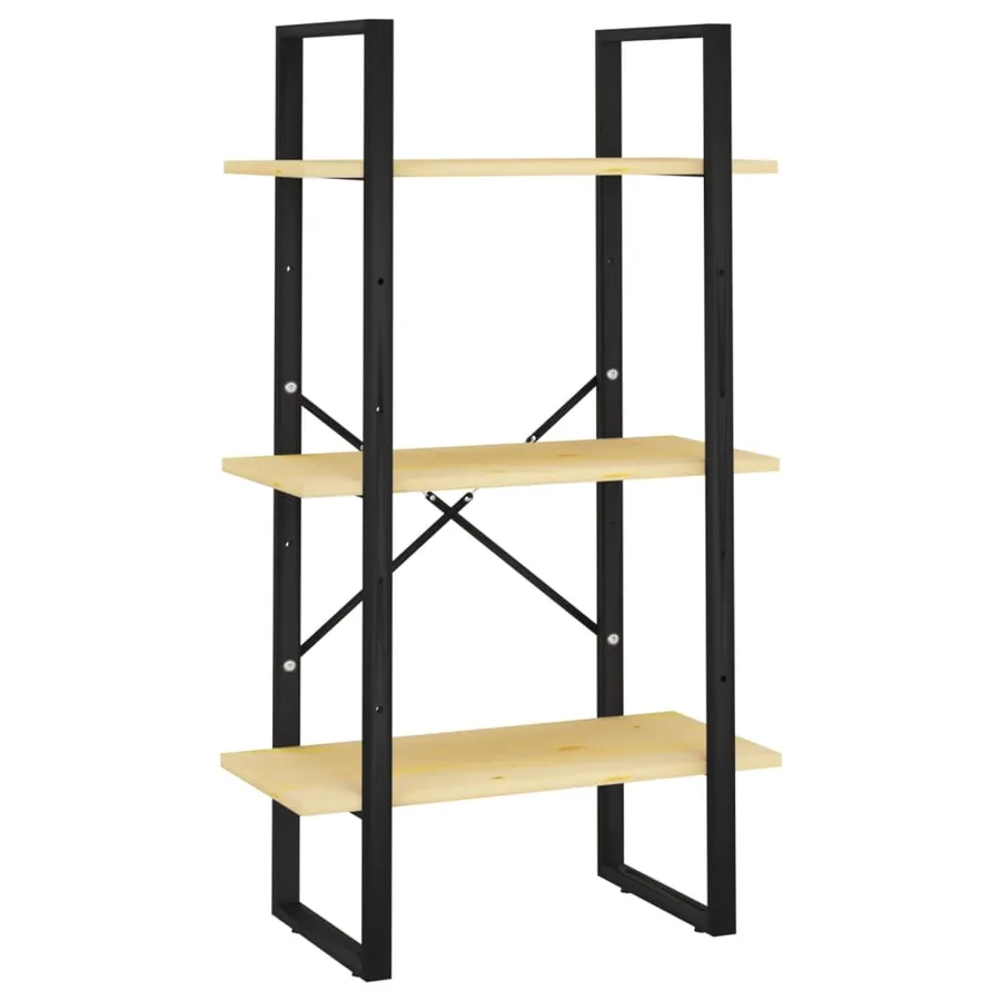 Étagère de rangement 60x30x105 cm Bois de pin massif - 2