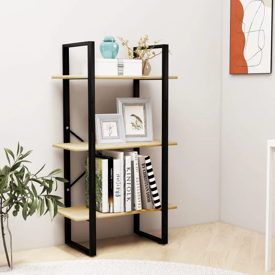 Étagère de rangement 60x30x105 cm Bois de pin massif - 3
