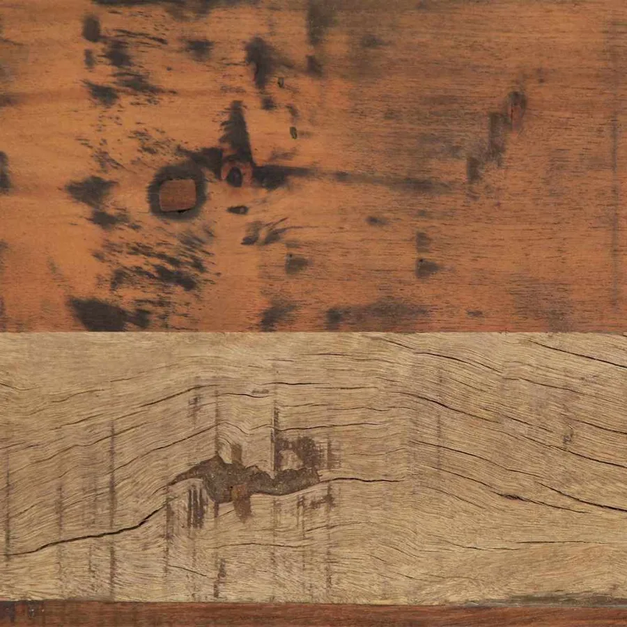 banc Naturel 110 x 35 x 46 cm Bois ancien récupéré - 5