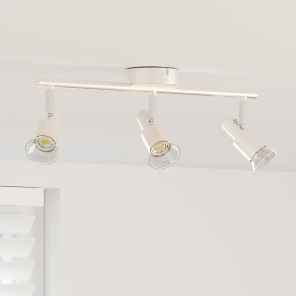 Spot de plafond Nickel 39 x 10,5 x 10,5 cm Acier