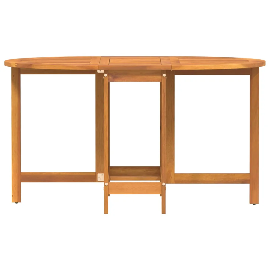 Table de Jardin Marron 110 x 60 x 72 cm Bois d'Acacia Massif - 3