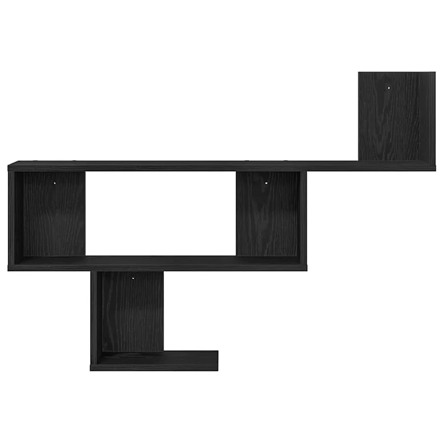 Étagère murale en chêne noir 100 x 15 x 70 cm bois d'ingénierie - 5