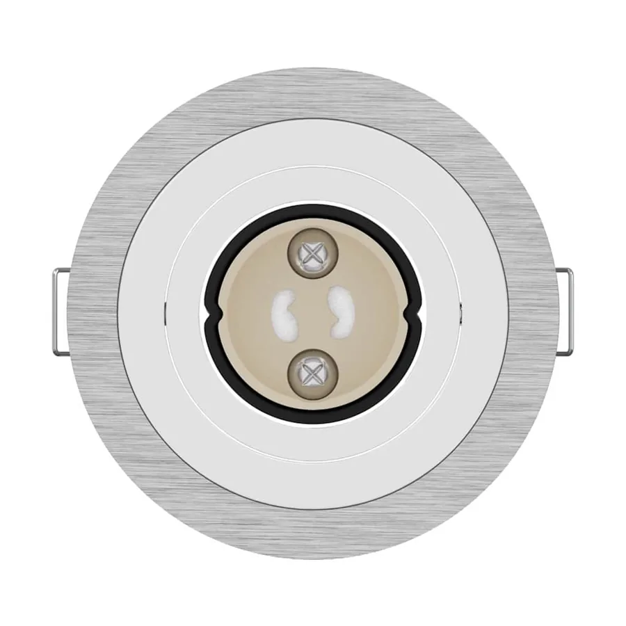 Projecteur 6 pcs Argenté 9 x 9 x 2 cm Aluminium - 6
