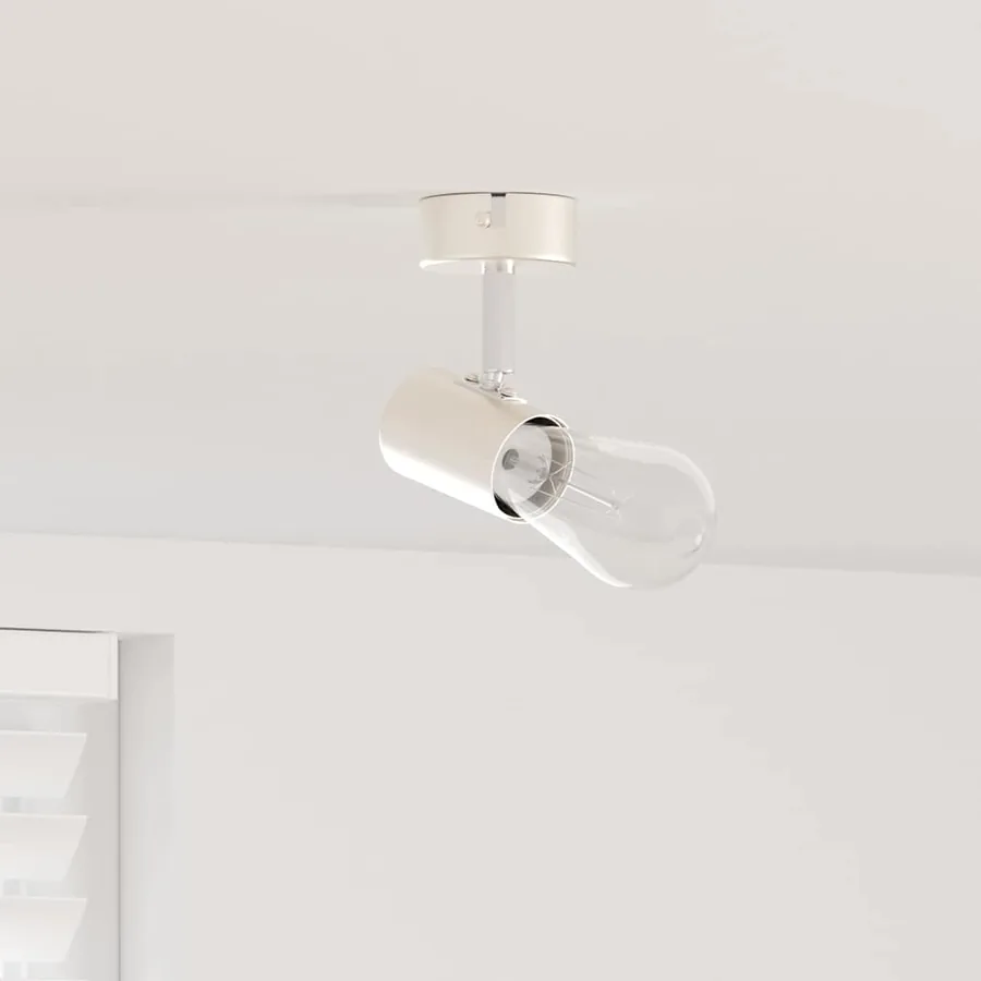 Spot de plafond Nickel 6,5 x 6 x 11,5 cm Métal