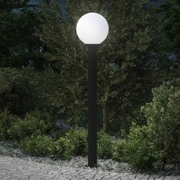 Borne lumineuse 120 cm noire IP44