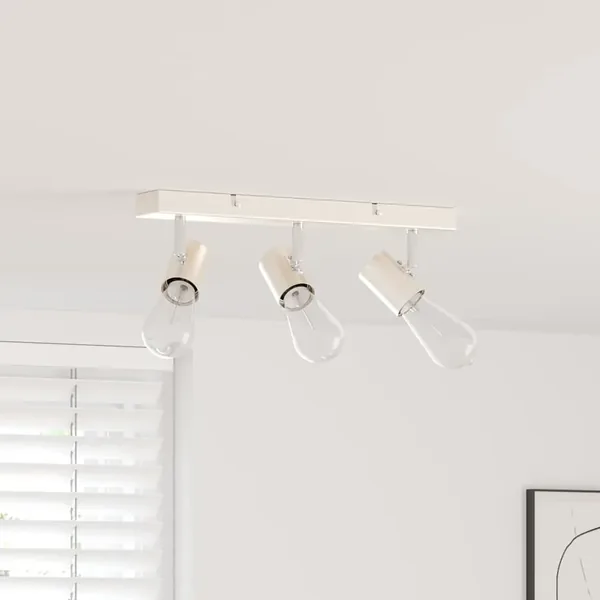 Spot de plafond Nickel 38 x 6,5 x 11,5 cm Métal