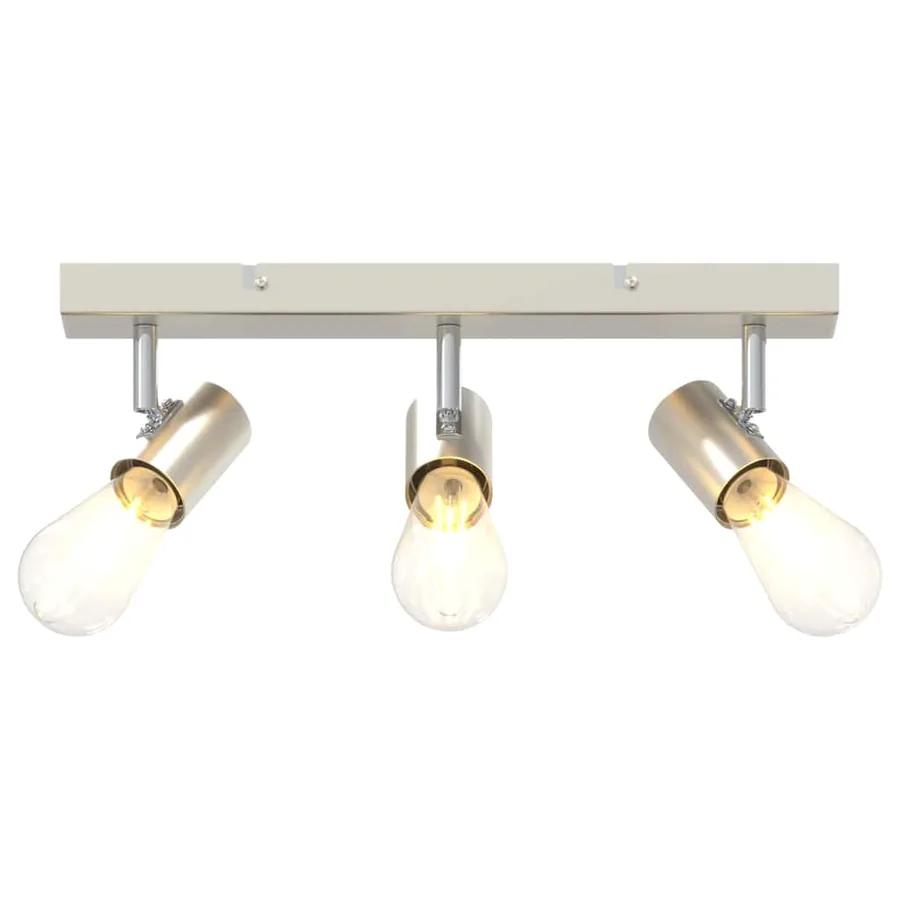 Spot de plafond Nickel 38 x 6,5 x 11,5 cm Métal - 11