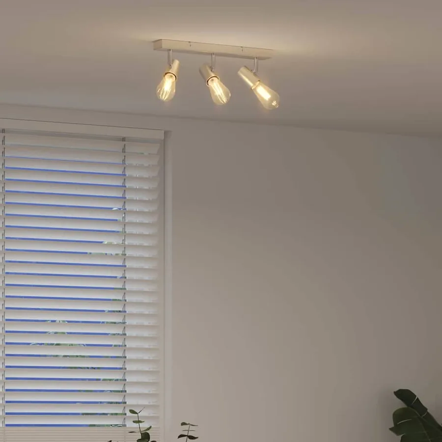 Spot de plafond Nickel 38 x 6,5 x 11,5 cm Métal - 4