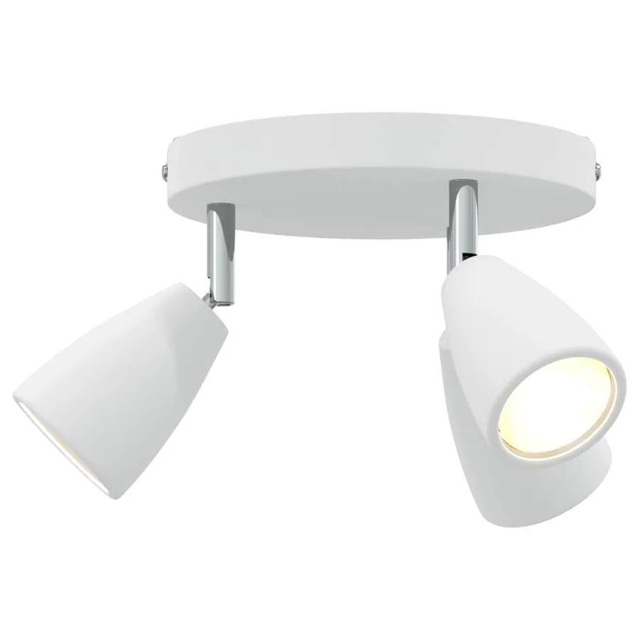Spot de plafond Blanc 19 x 19 x 14,5 cm Métal - 11