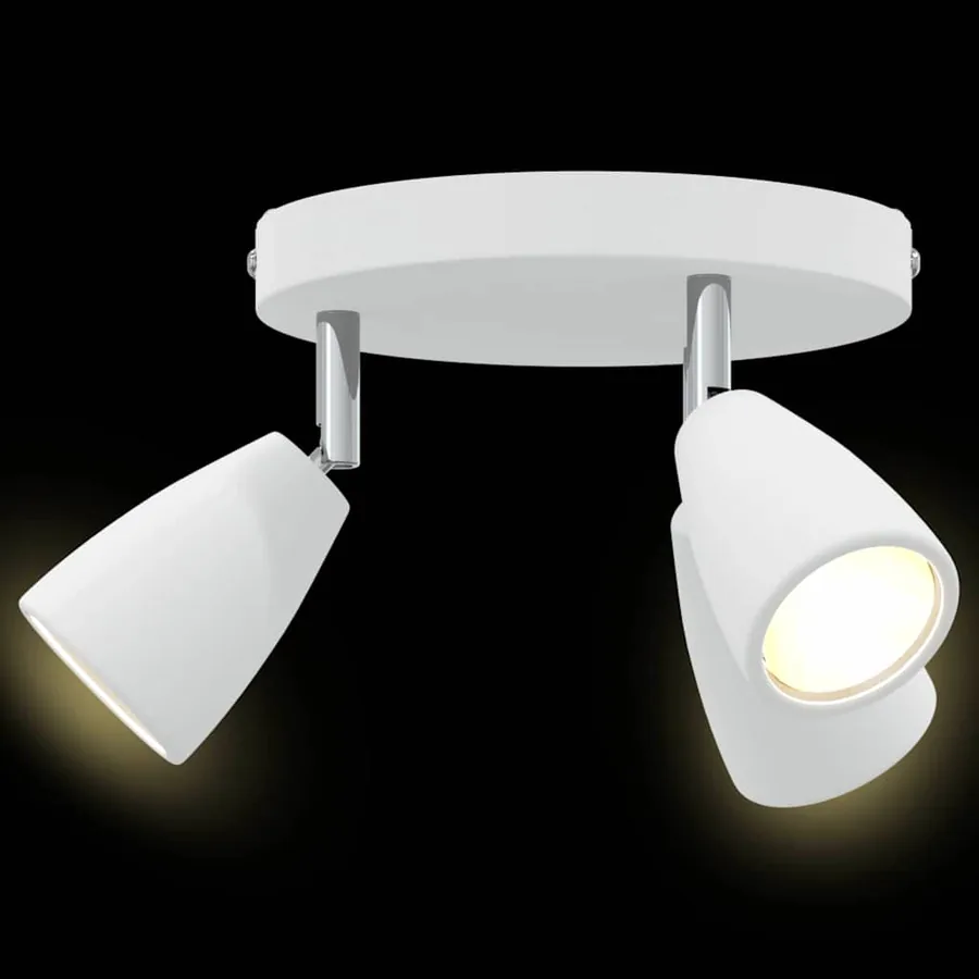 Spot de plafond Blanc 19 x 19 x 14,5 cm Métal - 12